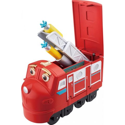 Chuggington Pop Wilson Surprise Transformation Train Toy, Free-Rolling Wheels | 5 Inch Scale  / Αγόρι Αμάξια-Μηχανές-Τρένα-Τανκς-αεροπλανα-ελικοπτερα   