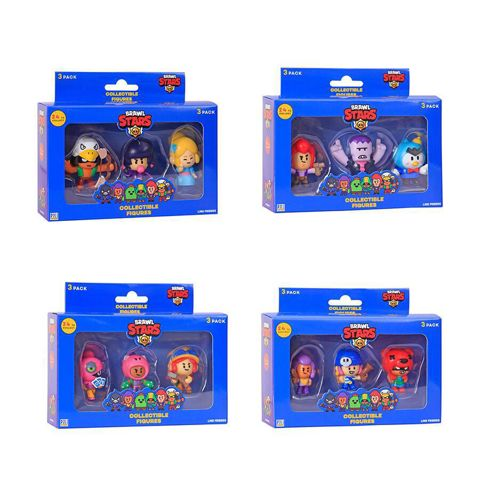 Brawl Stars Figures 3 Pack - Assorted  / Αγόρι Ηρωες   