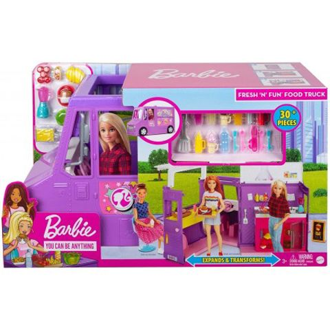 Mattel Barbie Fresh N Fun Food Truck Canteen GMW07  / Barbie- Fashion Dolls   