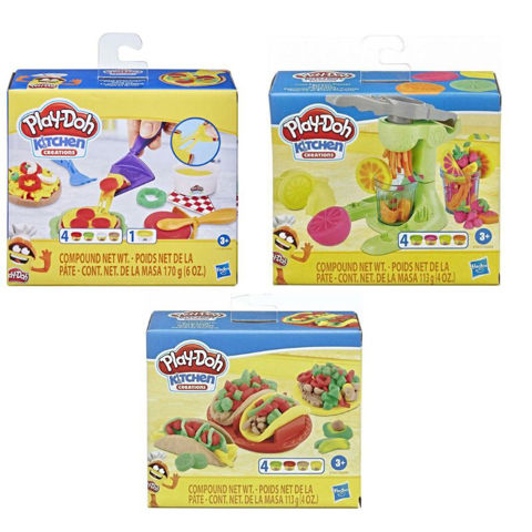 Hasbro Play-Doh Kitchen Creations Foody Favorites Designs E6686  / Constructions   