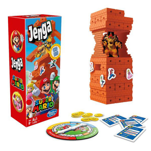 Hasbro Επιτραπέζιο Jenga Super Mario Edition Board Game E9487  / Board Games Hasbro-As company-Giochi Preziosi   