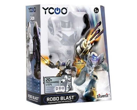 REMOTE CONTROLLED ROBOT ROBO BLAST WHITE 7530-88061  / Ro9bots, transformers   