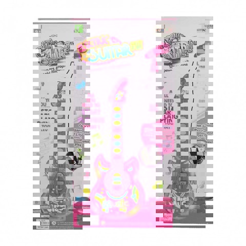 Electric Rock Guitar with Microphone , Light and Sounds - 2 Designs (41.HK-6012C)  / Μουσικά Όργανα   