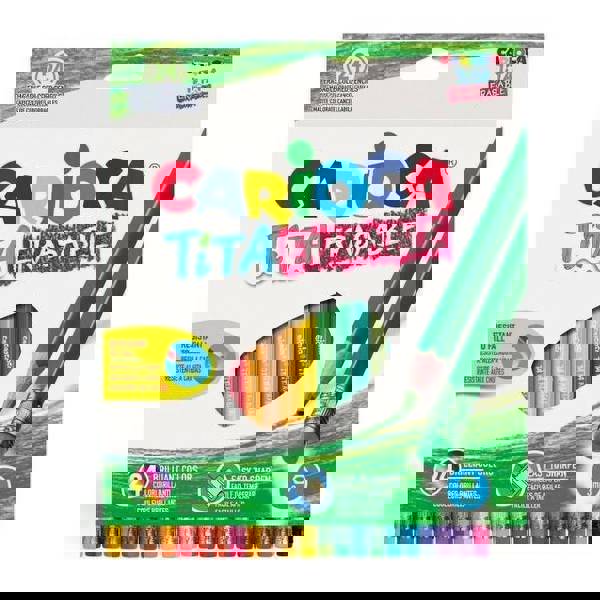 Carioca Ξυλομπογιές Tita Erasable Με Γόμα Σετ 24 Τεμ. 