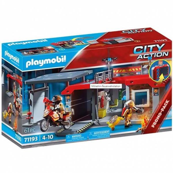 Playmobil City Action 71193 Πυροσβεστικός Σταθμός 