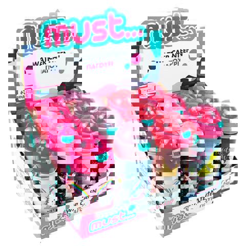 ΠΑΓΟΥΡΙ 500ML ΠΛΑΣΤΙΚΟ ME ΚΑΛΑΜΑΚΙ 9X19 MUST 4ΣΧ ΚΟΡΙΤΣΙ  / Παγουρίνα-Φαγητού   