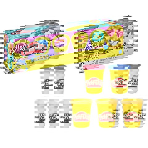  Play-Doh Color Me Happy 5-Pack with 3 Emoji-Inspired Cans  / Πλαστελίνη   