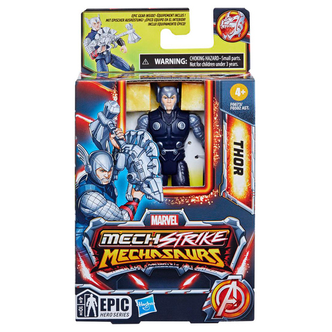 Hasbro Marvel Mech Strike: Mechasaurus - Thor Action Figure 10cm F6673  / Αγόρι Ηρωες   