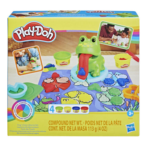  Hasbro Play-Doh Frog & Colors Starter Set F6926  / Plasticine   