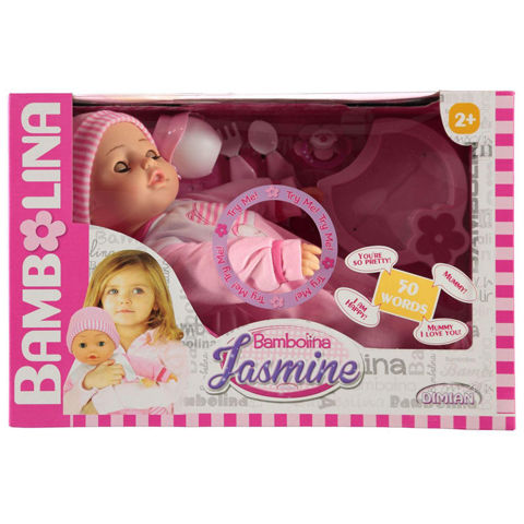 Bambolina Jasmine Baby Doll 40cm Speaks Greek (BD358)  / Babies-Dolls   