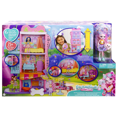 Mattel Enchantimals™ City Set HHC18  / Barbie- Fashion Dolls   