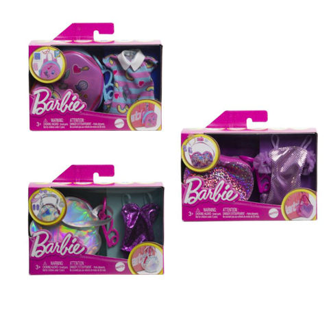 Mattel Barbie® Fashions Τσαντάκι & Μόδες - Σχέδια HJT42  / Κορίτσι   
