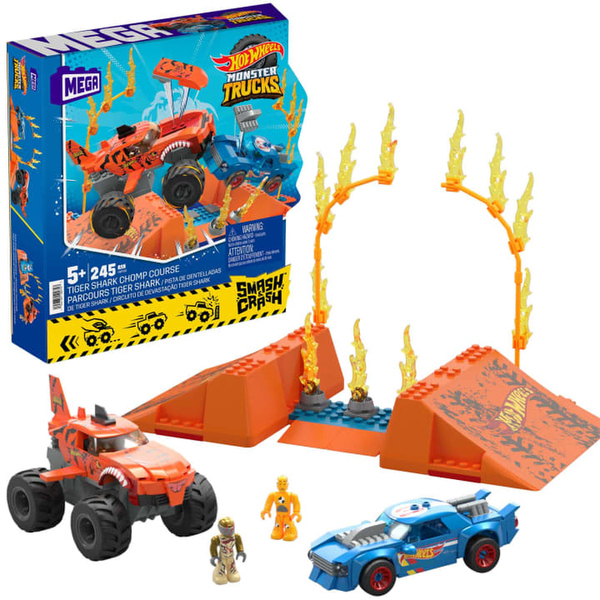 MEGA Hot Wheels® Smash n Crash Tiger Shark HKF88 