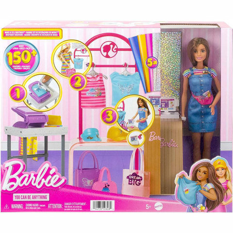 Mattel Barbie Εργαστήριο Μόδας HKT78  / Barbie-Κούκλες Μόδας   