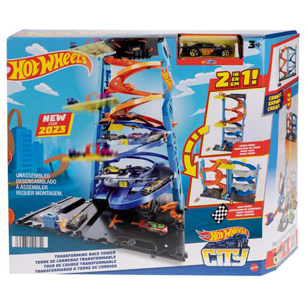 Mattel Hot Wheels City Speed ​​Tower 2 in 1 HKX43 