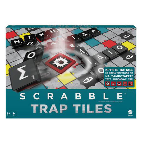 Mattel Scrabble Trap Tiles HLM18  / Board Games Mattel- Desyllas   