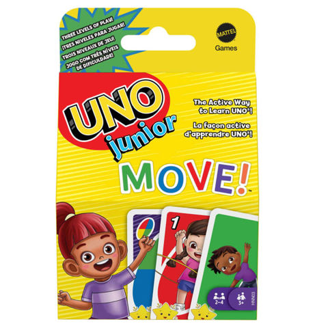 Mattel Νέο Uno Junior HNN03  / Board Games Mattel- Desyllas   