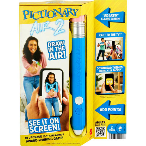 Mattel New Pictionary Air 2 HNT74  / Board Games- Educational   
