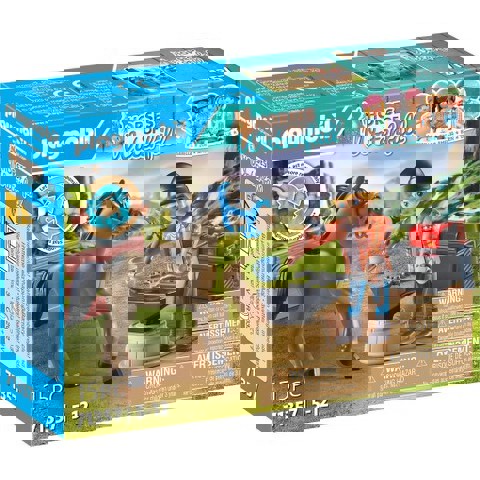 Playmobil Horses Of Waterfall Ο Πεταλωτής Ben Με Το Άλογο Achilles  / Playmobil   