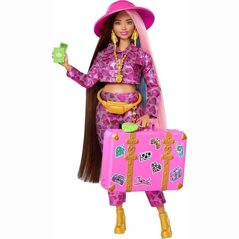 Mattel Barbie Doll Extra Fly Vacation Safari HPT48  / Girls   