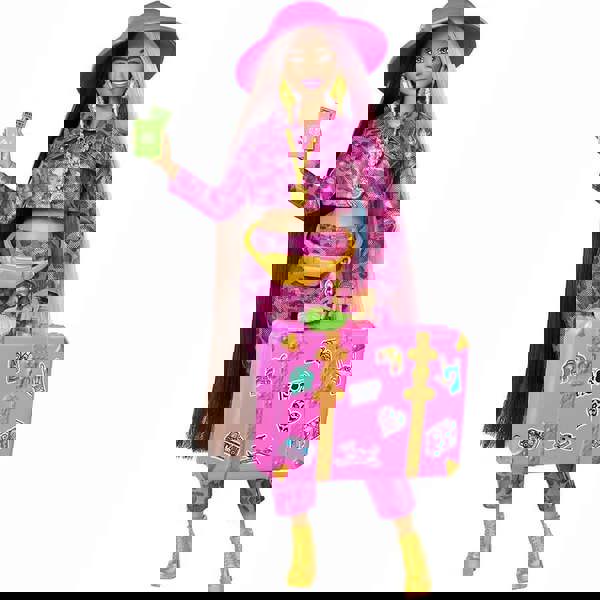 Mattel Barbie Doll Extra Fly Vacation Safari HPT48 