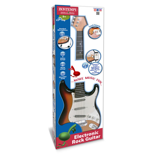 Bontempi Electric Guitar with microphone 67cm 241310 