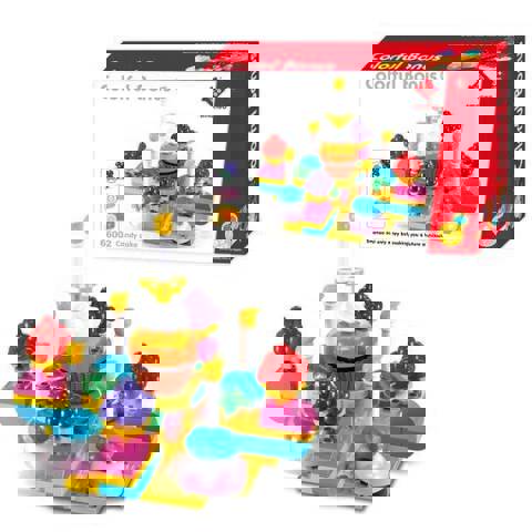 ASSEMBLED BRICKS 65 PIECES   / Bricks- Magnetics   