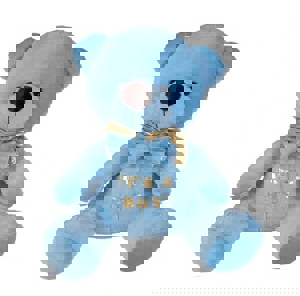 TEDDY 20CM BLUE VELVET GOLD It's a boy 