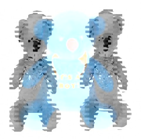 TEDDY 25CM BLUE VELVET GOLD  / Other Plush Toys   