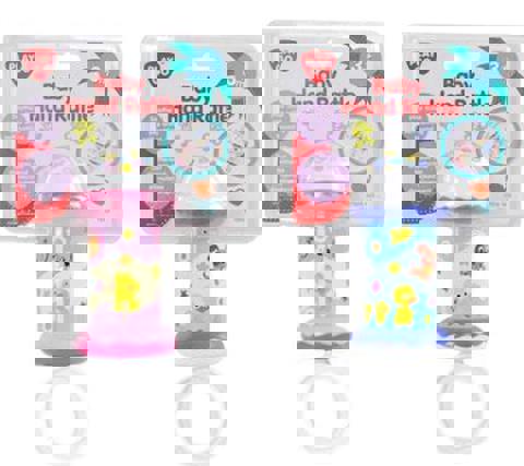 PlayGo I & T Baby Hand Rattle-2 Colors (1565)  / Fisher Price-WinFun-Clementoni-Playgo   