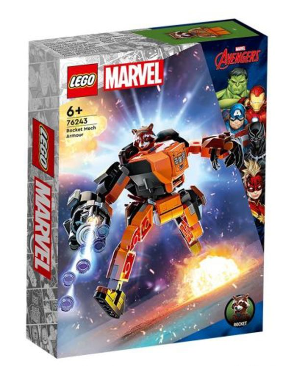 Κατασκευαστής LEGO Marvel Super Heroes - Η ρομποτική πανοπλία του Rocket (76243) 