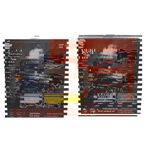 Κλασικό Τρένο Μπαταρίας με 3 Βαγόνια, Ράγες , Φώτα και Ήχους 20τεμ. 1:87 (36.5111)  / Αγόρι Αμάξια-Μηχανές-Τρένα-Τανκς-αεροπλανα-ελικοπτερα   