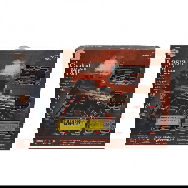 Κλασικό Τρένο Μπαταρίας με 3 Βαγόνια, Ράγες , Φώτα και Ήχους 20τεμ. 1:87 (36.5111) 