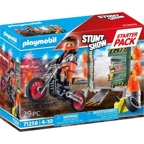 Playmobil Starter Pack Stunt Show Motocross Bike Stunts (71256)  / Playmobil   