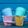 Scrunch Bucket made of recyclable silicone Pastel Yellow 