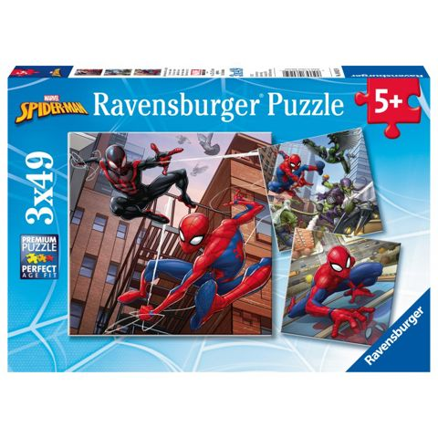 Ravensburger Παζλ 3x49 τμχ. Spiderman 08025  / Κατασκευές   