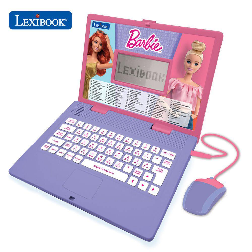 Melisoula Toys – Lexibook Educational Bilingual Laptop Barbie  (25.JC598BBI8) 25.JC598BBI8