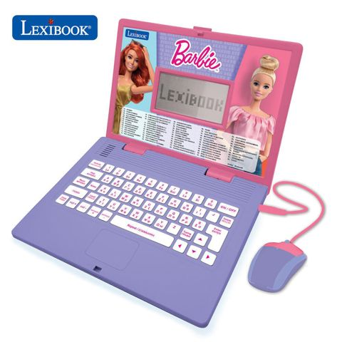Lexibook Educational Bilingual Laptop Barbie (25.JC598BBI8) 25.JC598BBI8  / Board Games- Educational   