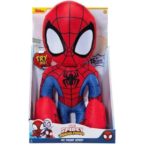 Spidey and His Amazing Friends Plush My Friend Spidey 40cm with Sound (JWS00006)  / Heroes   