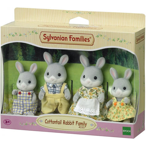 Sylvanian Families: Cottontail Rabbit Family 4030  / Kitchenware-Houseware   