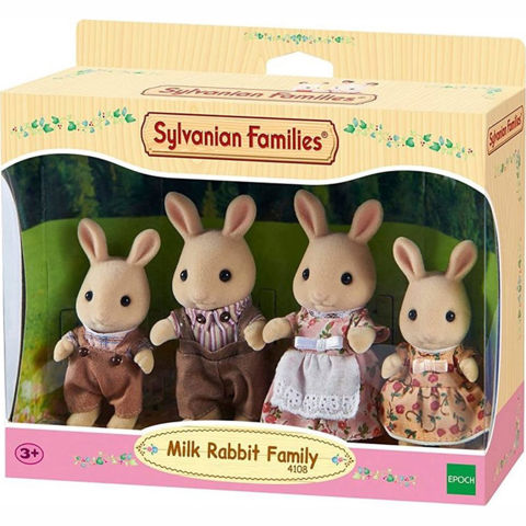 Sylvanian Families: Milk Rabbit Family 4108  / Kitchenware-Houseware   