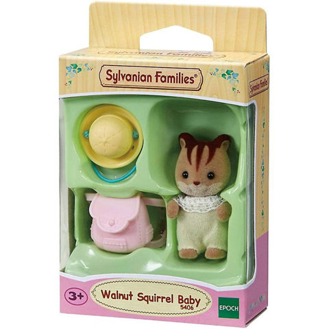  Sylvanian Families: Walnut Squirrel Baby 5406  / Kitchenware-Houseware   