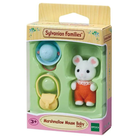  Sylvanian Families: Marshmallow Mouse Baby 5408  / Kitchenware-Houseware   