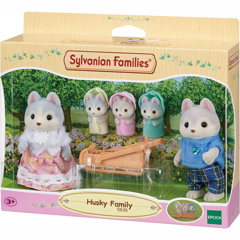  Sylvanian Families: Husky Family 5636  / Girls   