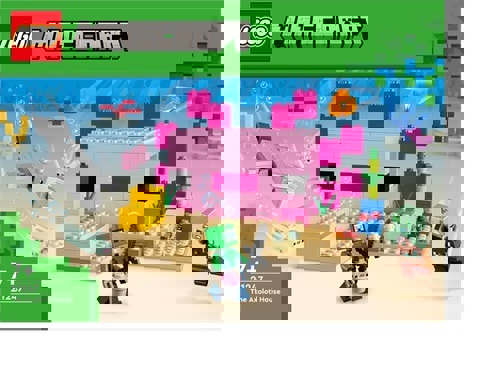 LEGO® MINECRAFT® THE AXOLOTL HOUSE 21247 BUILDING TOY SET (242 PIECES)  / Leg-en   