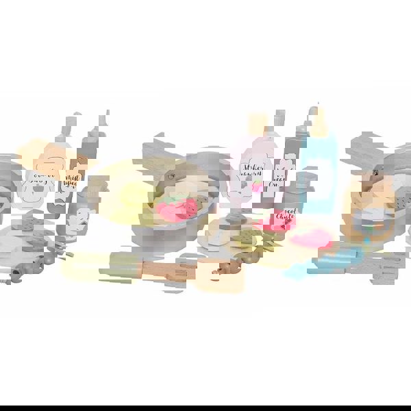 Jabadabado Wooden Pan and Ingredients for Pancakes Set – JB-W7188 