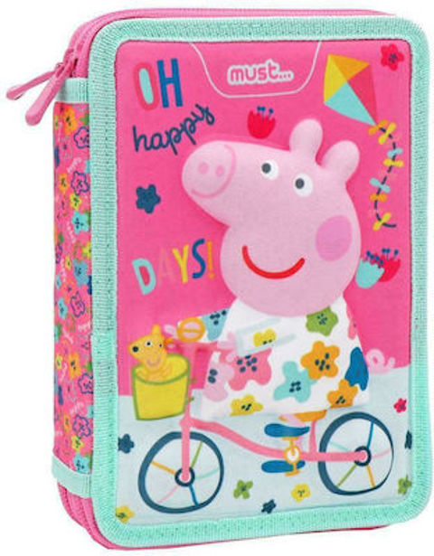 Must Happy Days Case Full with 2 Cases in Pink color  / Pencil cases   